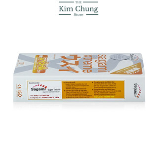 Bao cao su siêu mỏng Sagami Xtreme Superthin hộp 10 chiếc
