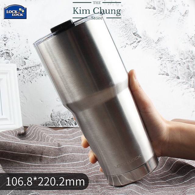 Ly giữ nhiệt Inox 304 Lock&Lock Swing Tumbler sang trọng giữ nhiệt cực tốt.