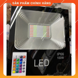 Đèn pha led 100w đủ đổi màu