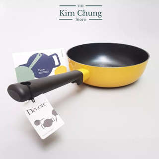Chảo sâu lòng decor lock&lock lde1225ih 22cm lớp chống dính cực bền - đáy từ