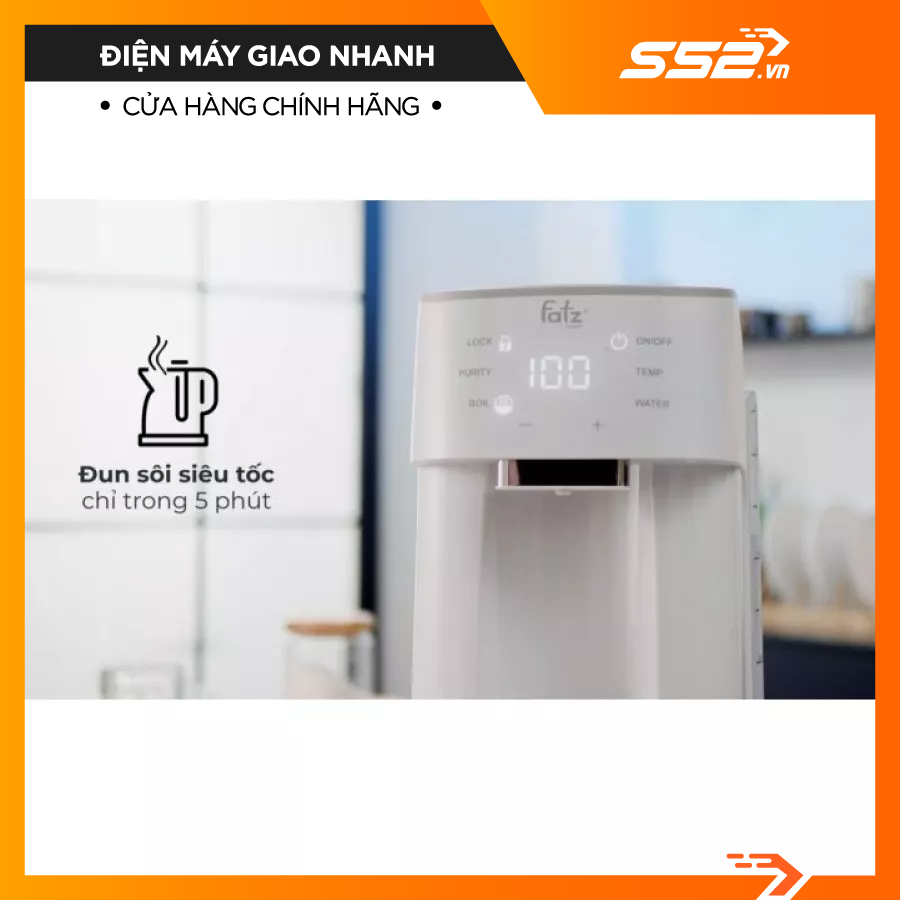 Máy Đun Và Hâm Nước Pha Sữa Thông Minh Smart 2 - FB3817TN - Bảo Hành Chính Hãng