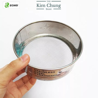 Dụng cụ rây bột, nghiền cháo, củ quả Inox Echo hàng Nhật 16cm