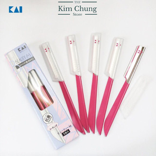 Hộp 5 Dao Cạo BTM KAI hàng Nhật - Hàng chính hãng