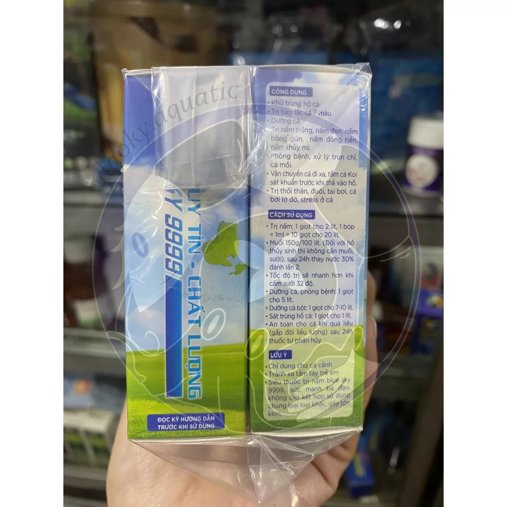BLUE SKY 9999 10ML XỬ LÝ TÚM TẮC VÀ NẤM CHO CÁ CẢNH