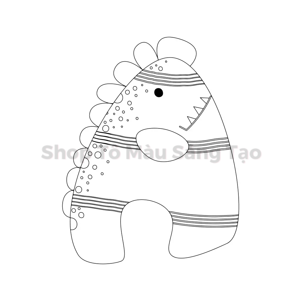 Set Tranh Tô Màu 26 Chữ Cái Hình Khủng Long Siêu Ngầu Đáng Yêu Cho Bé Sáng Tạo. Kích Thước A4 - A5. Dành Cho Màu Chì T47