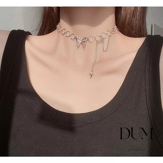Vòng cổ dây chuyền chocker hồ điệp cá tính cuốn hút ByDum