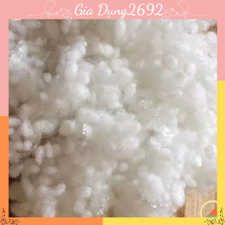 [Ảnh thật tự chụp] 1kg Bông gòn bi nhồi chăn ga gối nêm, nhồi thú bông búp bê.