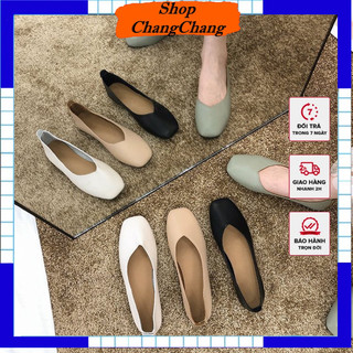 Giày bệt trơn da mềm cực hót