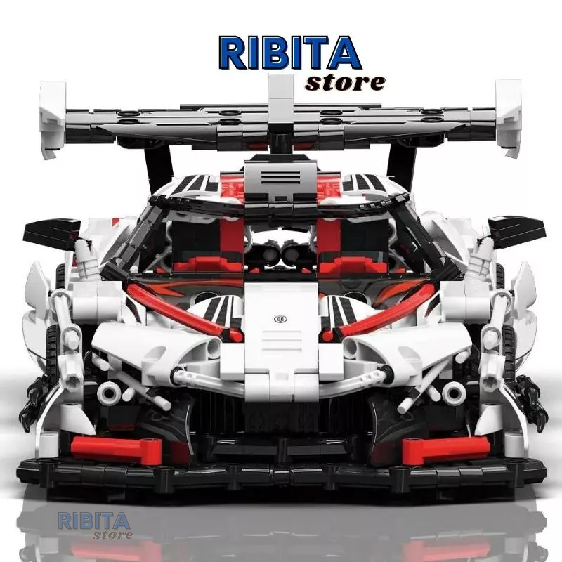 Mô hình lắp ráp kiểu LEGO Siêu xe đua lắp ráp Lamborghini - Đồ chơi giúp bé học hỏi và phát triển trí tuệ ribita 447