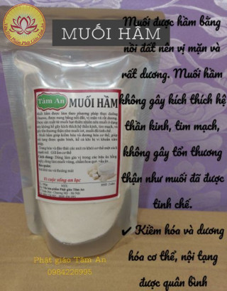 MUỐI HẦM THỰC DƯỠNG 500gr