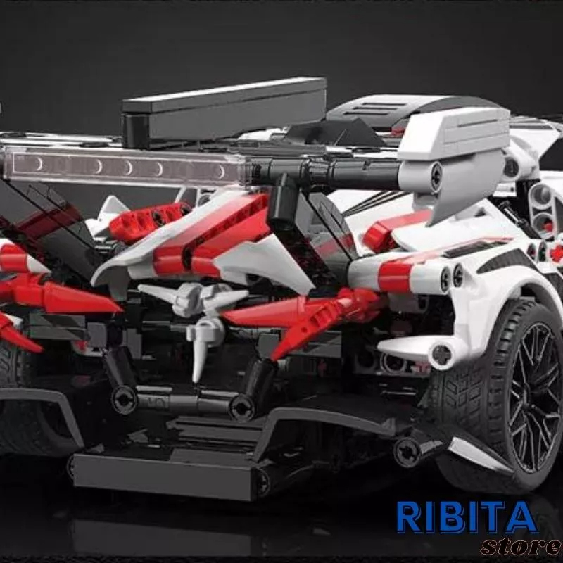 Mô hình lắp ráp kiểu LEGO Siêu xe đua lắp ráp Lamborghini - Đồ chơi giúp bé học hỏi và phát triển trí tuệ ribita 447