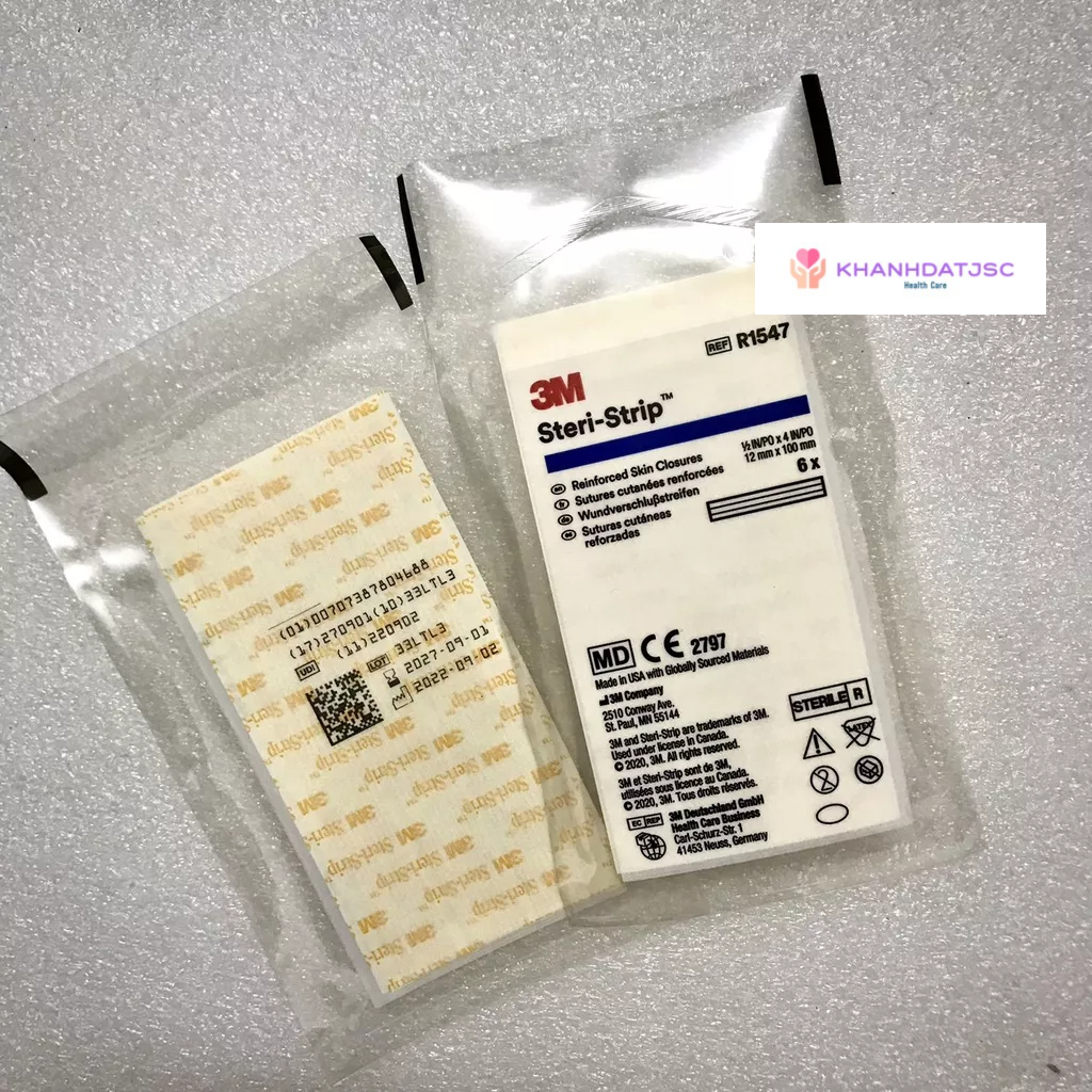 Băng y tế thay chỉ khâu da 3M STERI – STRIP R1546, R1547