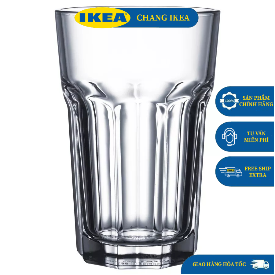 CỐC UỐNG NƯỚC CAO CẤP POKAL IKEA( VẬT LIỆU THUỶ TINH)