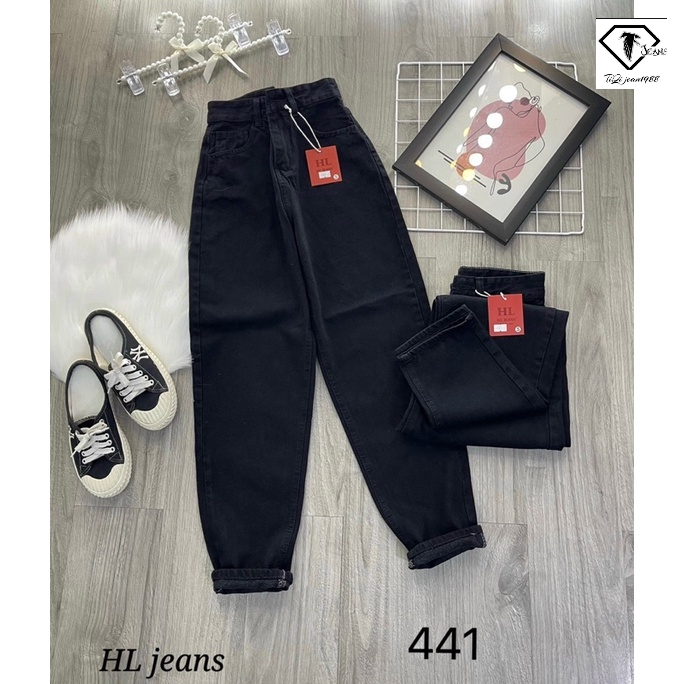 (kèm ảnh thật) Quần jeans nữ baggy, quần bò baggy cạp cao | BigBuy360 - bigbuy360.vn