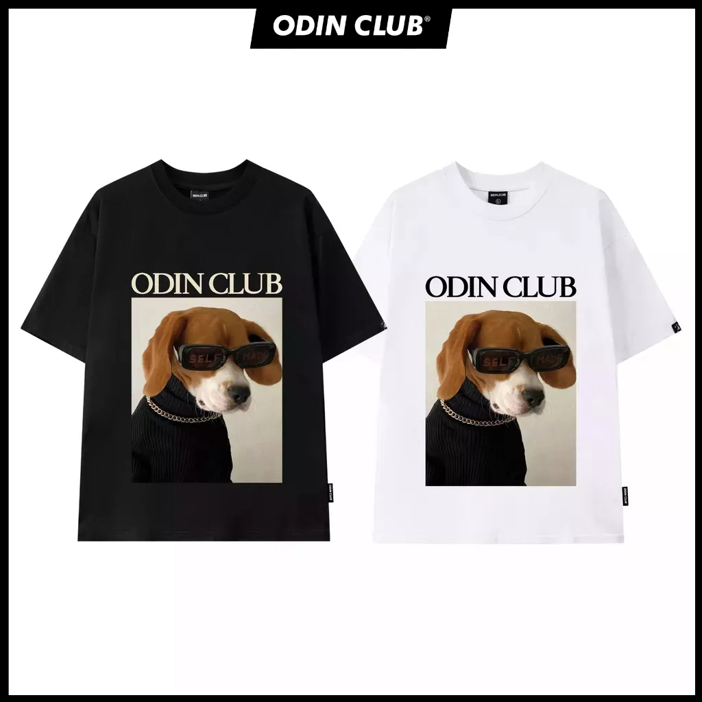 Áo Thun Oversize ODIN CLUB Beagle, Áo phông chất liệu 100% cotton co giãn 2 chiều, Local Brand ODIN CLUB