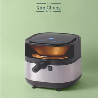 Nồi chiên không dầu lock&lock ejf596blk visible stirring air fryer 7.2l