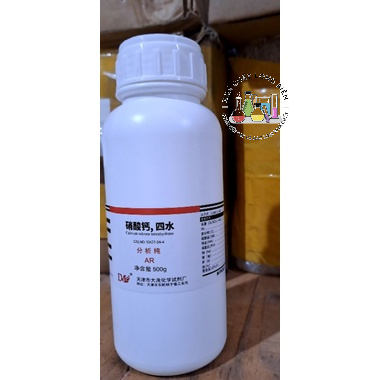 Hóa chất Canxi Nitrate  Ca2  Mã 13477-34-4 chai 500g