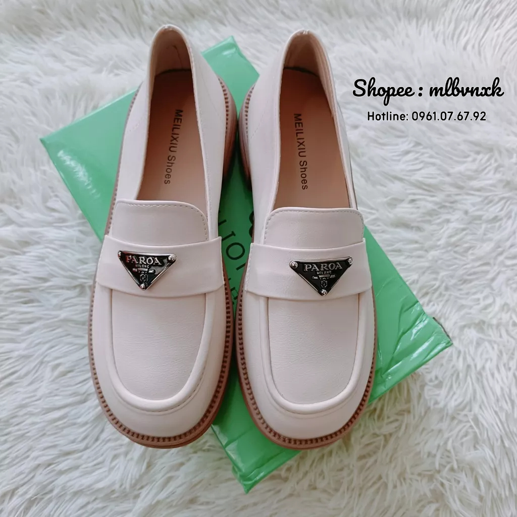 ẢNH THẬT / QCCC - Giày Moca Prada FULLBOX - HÀNG QUẢNG CHÂU CAO CẤP PAROA