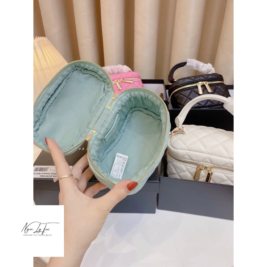 Túi cốp cnk có quai trám mini  4 màu sẵn kho full box túi vải rút  - T05