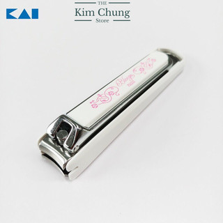 Kiềm bấm móng tay Kai mẫu hoa văn HC-3604 cỡ lớn 8.5cm chuẩn Kai hàng Nhật - Hàng chính hãng