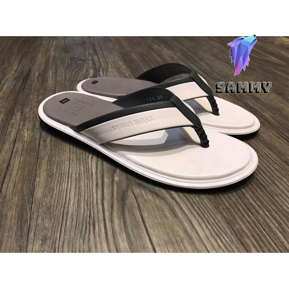 DÉP KẸP NAM NỮ THÁI LAN 2 MÀU XÁM TRẮNG SZ  FULL BOX