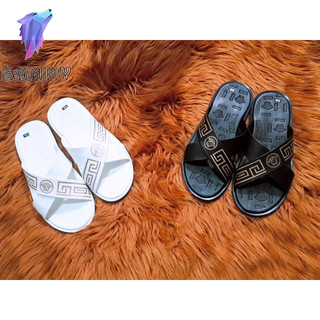Dép quai Nam Nữ thái lan chéo Sammy FULL da nhủ vàng neon SZ (36 - 44)