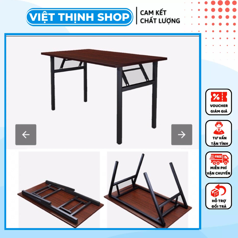 bàn làm việc chân gấp