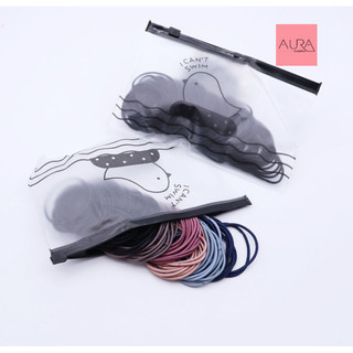 Set 100 Chun Dây Buộc Tóc Hàn Quốc Đủ Màu