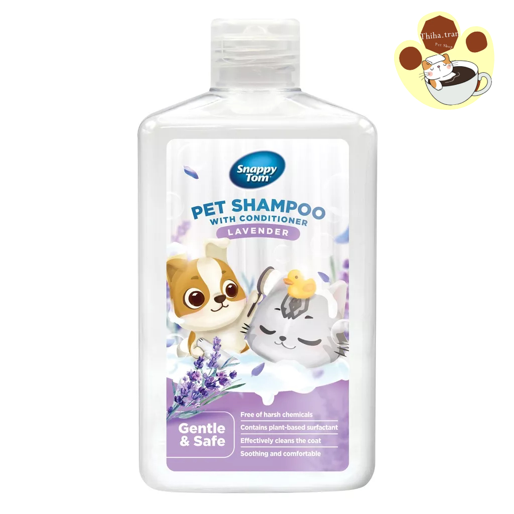 Sữa tắm Snappy Tom cho chó và mèo giúp khử mùi hôi, dưỡng lông chai 500ml