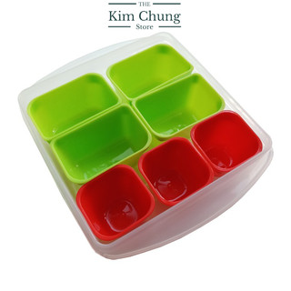 Khay trữ đồ ăn dặm 7 ngăn Yamada hàng Nhật