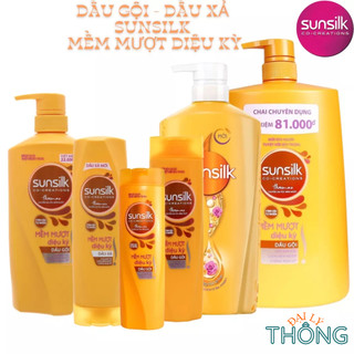 Dầu gội sunsilk mềm mượt diệu kỳ 170g/ 320g/ 650g/ 900g/ 1.4kg - dầu xả sunsilk 320ml