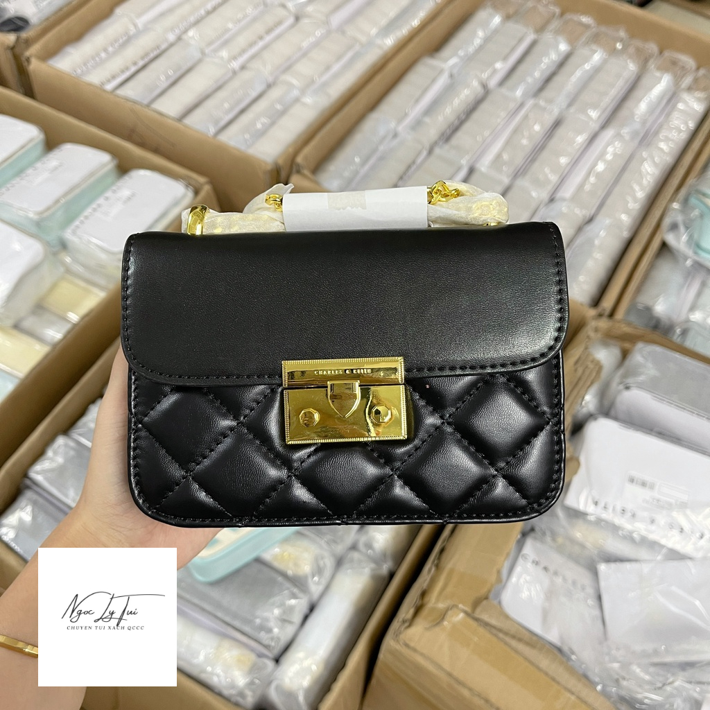 Túi xách nữ CNK đinh trám đủ màu size 19 Hàng L1- T45