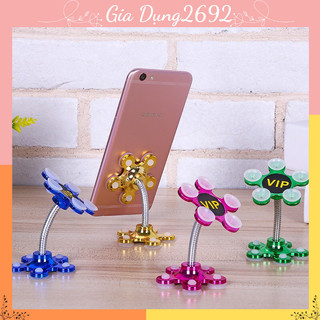 GIÁ ĐỠ ĐIỆN THOẠI ĐẾ HÚT CHÂN KHÔNG 2 ĐẦU 360 độ