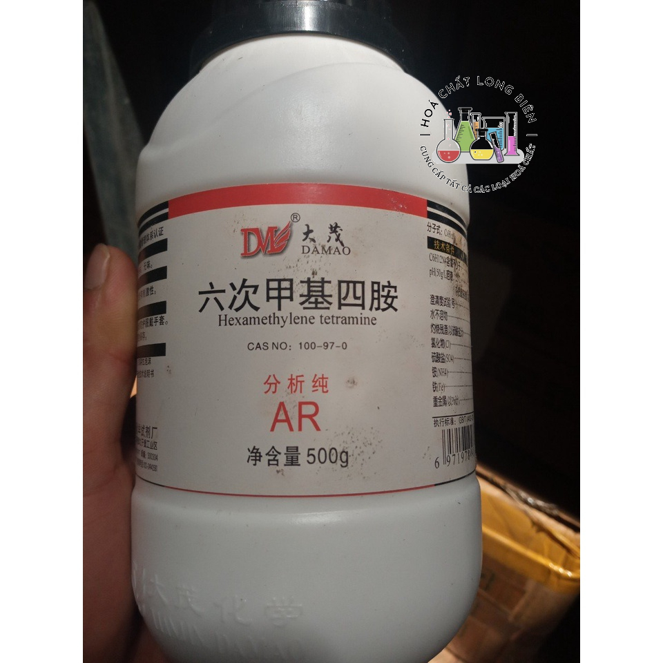 Hóa chất Hexamethylenetetramine         cas:100-97-0       500g