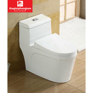 Bồn cầu một khối 6618, bệt vệ sinh liên khối R38