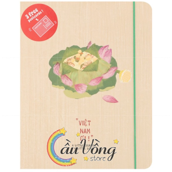 Sổ Tay 180 Trang Khai Trí Stationery Việt Nam ơi ! I Love Việt Nam