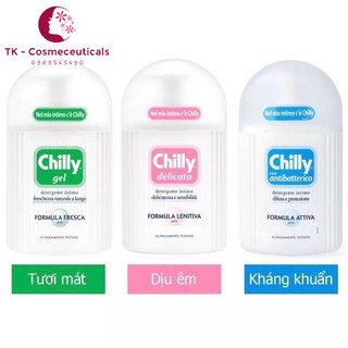 Dung dịch vệ sinh phụ nữ chilly gel delicato italy - 200ml