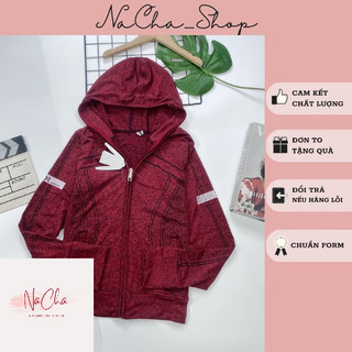 Áo Khoác Nữ Chống nắng, đi chơi Vải Thun Coton Đốm Co Giãn 4 chiều