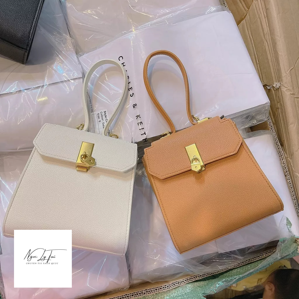 Túi CNK dáng đứng  kèm dây xích + dây đeo chéo