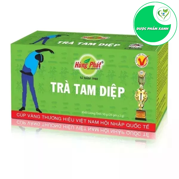 TRÀ TAM DIỆP (25Gói x 2G) - THƯƠNG HIỆU HÙNG PHÁT