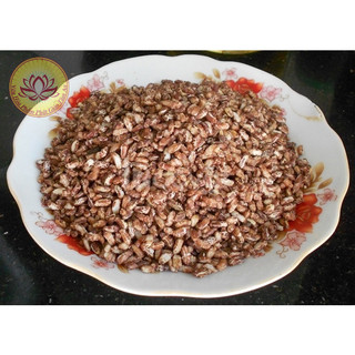 GẠO LỨT NẢY MẦM RANG ĂN LIỀN (Rang củi)