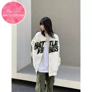 Áo khoác kaki ulzzang in chữ cực chất -