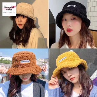 Mũ bucket lông cừu hot hit