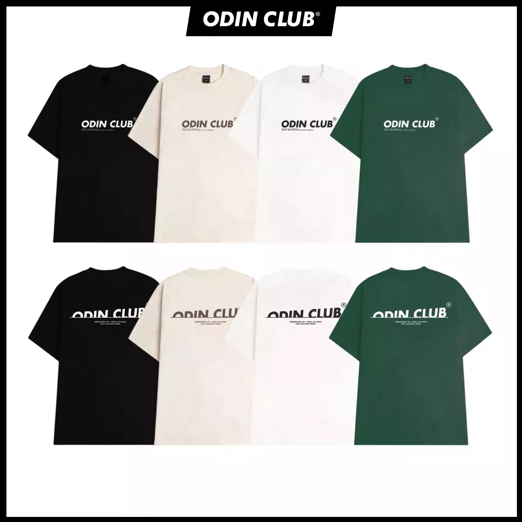 Áo Thun Oversize ODIN CLUB Rising, Áo phông chất liệu 100% cotton co giãn 2 chiều, Local Brand ODIN CLUB