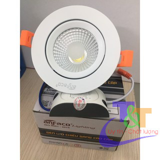 Đèn led âm trần tròn anfaco afc-731-5w,7w,9w,12w