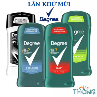 Lăn nách nam dạng sáp Degree Men Motionsense Ultra Clear Black White / Lăn khử mùi Degree ngăn ố vàng