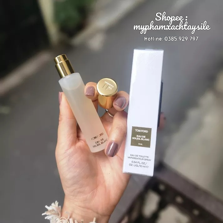 FULLBOX - Nước Hoa Tomford Eau De Soleil Blanc EDT Mini 10ML - TOM FORD TF
