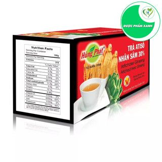 TRÀ ATISO NHÂN SÂM (25Gói x 2G) - THƯƠNG HIỆU HÙNG PHÁT