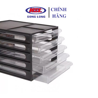 Tủ Tài Liệu 5 Ngăn Song Long 2651 - Tủ Hồ Sơ Để Bàn, Văn Phòng