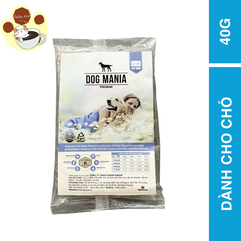 Hạt TODAY'S DINNER- DOGRANG- ANF 6 FREE cho chó mèo - Thức ăn khô cho chó mèo 40g